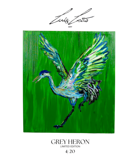 Luís Leão Art - Grey Heron 4:20