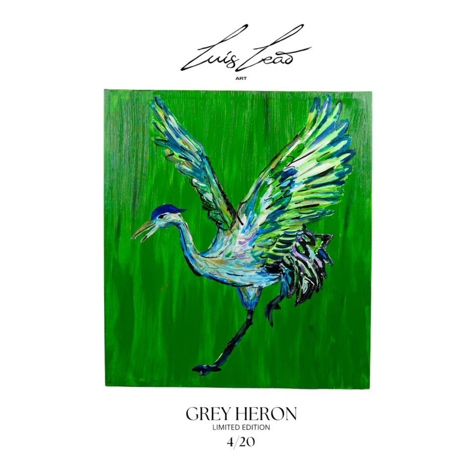 Luís Leão Art - Grey Heron 4:20