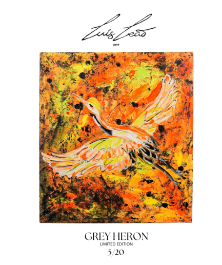 Luís Leão Art - Grey Heron 5:20