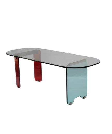 Clear Dining Table - FAKE ART DESIGN