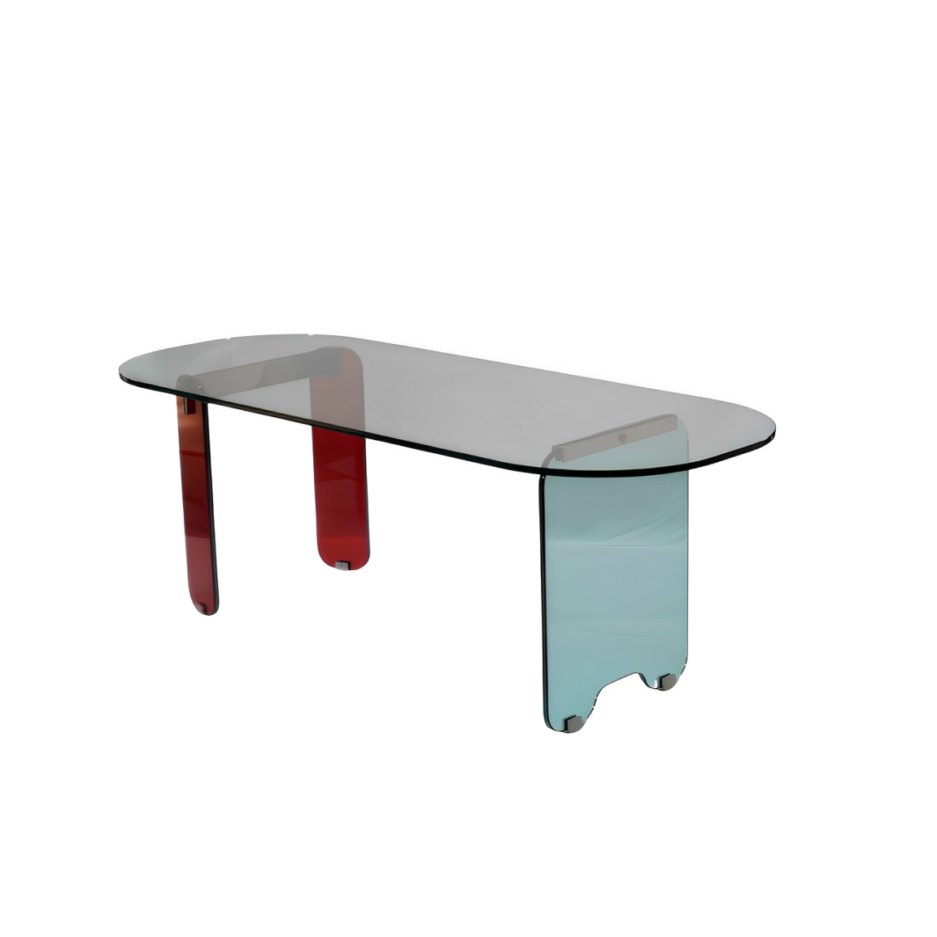 Clear Dining Table - FAKE ART DESIGN