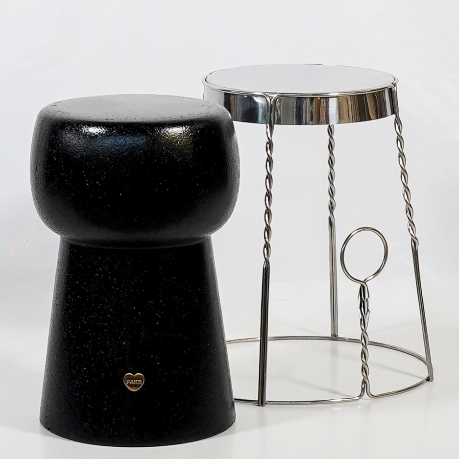 Champagne Stool - FAKE Art Design